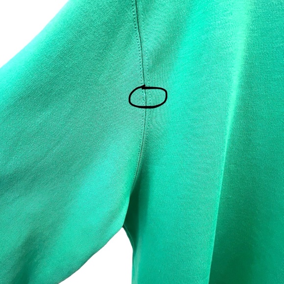 VINEYARD VINES SALTWATER PIMA COTTON MINT GREEN QUARTER ZIP PULLOVER - Picture 9 of 11